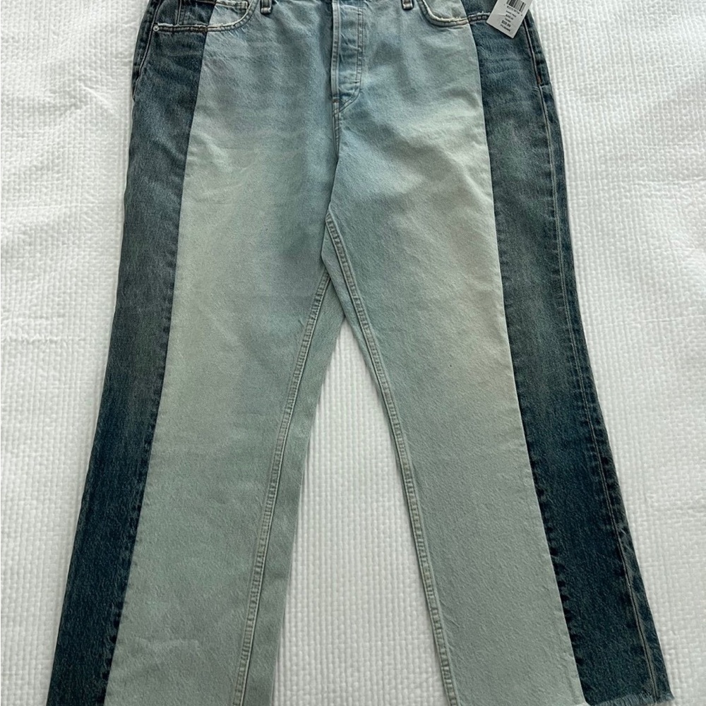 Two-Tone Blue Jeans